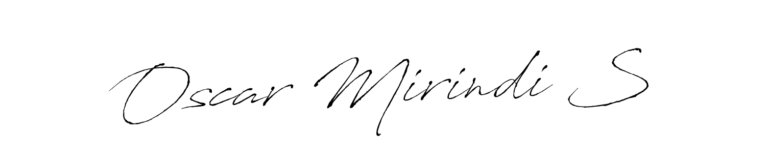 The best way (Antro_Vectra) to make a short signature is to pick only two or three words in your name. The name Oscar Mirindi S include a total of six letters. For converting this name. Oscar Mirindi S signature style 6 images and pictures png