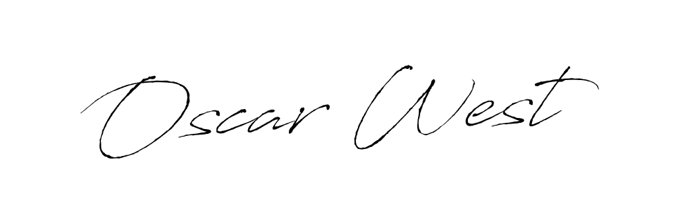 Make a beautiful signature design for name Oscar West. With this signature (Antro_Vectra) style, you can create a handwritten signature for free. Oscar West signature style 6 images and pictures png