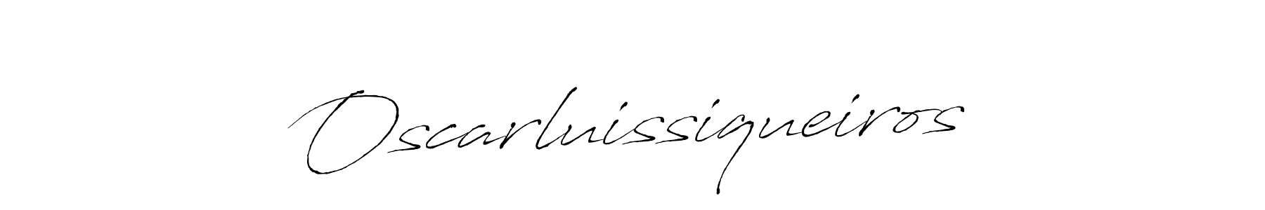 Also we have Oscarluissiqueiros name is the best signature style. Create professional handwritten signature collection using Antro_Vectra autograph style. Oscarluissiqueiros signature style 6 images and pictures png