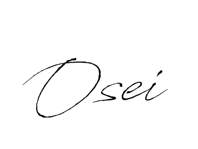 How to make Osei name signature. Use Antro_Vectra style for creating short signs online. This is the latest handwritten sign. Osei signature style 6 images and pictures png