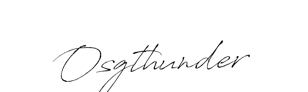 How to make Osgthunder signature? Antro_Vectra is a professional autograph style. Create handwritten signature for Osgthunder name. Osgthunder signature style 6 images and pictures png