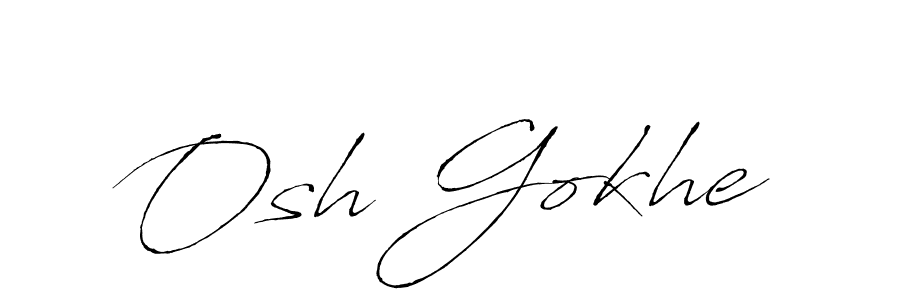 Make a beautiful signature design for name Osh Gokhe. Use this online signature maker to create a handwritten signature for free. Osh Gokhe signature style 6 images and pictures png