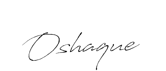 Make a beautiful signature design for name Oshaque. With this signature (Antro_Vectra) style, you can create a handwritten signature for free. Oshaque signature style 6 images and pictures png