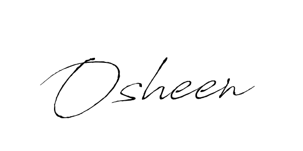 Create a beautiful signature design for name Osheen. With this signature (Antro_Vectra) fonts, you can make a handwritten signature for free. Osheen signature style 6 images and pictures png