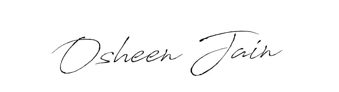 Create a beautiful signature design for name Osheen Jain. With this signature (Antro_Vectra) fonts, you can make a handwritten signature for free. Osheen Jain signature style 6 images and pictures png