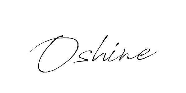 Antro_Vectra is a professional signature style that is perfect for those who want to add a touch of class to their signature. It is also a great choice for those who want to make their signature more unique. Get Oshine name to fancy signature for free. Oshine signature style 6 images and pictures png
