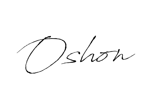 How to make Oshon name signature. Use Antro_Vectra style for creating short signs online. This is the latest handwritten sign. Oshon signature style 6 images and pictures png