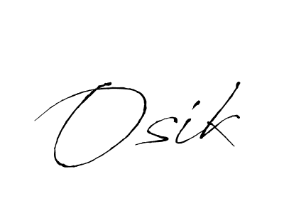 Create a beautiful signature design for name Osik. With this signature (Antro_Vectra) fonts, you can make a handwritten signature for free. Osik signature style 6 images and pictures png