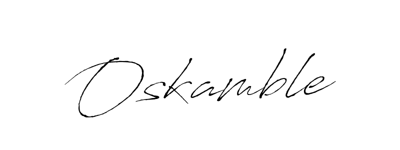 Make a beautiful signature design for name Oskamble. Use this online signature maker to create a handwritten signature for free. Oskamble signature style 6 images and pictures png