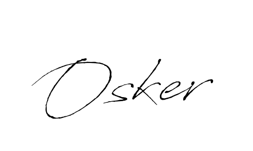 Use a signature maker to create a handwritten signature online. With this signature software, you can design (Antro_Vectra) your own signature for name Osker. Osker signature style 6 images and pictures png