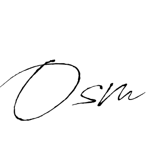 How to make Osm signature? Antro_Vectra is a professional autograph style. Create handwritten signature for Osm name. Osm signature style 6 images and pictures png