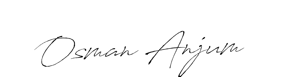 The best way (Antro_Vectra) to make a short signature is to pick only two or three words in your name. The name Osman Anjum include a total of six letters. For converting this name. Osman Anjum signature style 6 images and pictures png