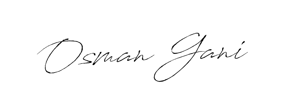 The best way (Antro_Vectra) to make a short signature is to pick only two or three words in your name. The name Osman Gani include a total of six letters. For converting this name. Osman Gani signature style 6 images and pictures png