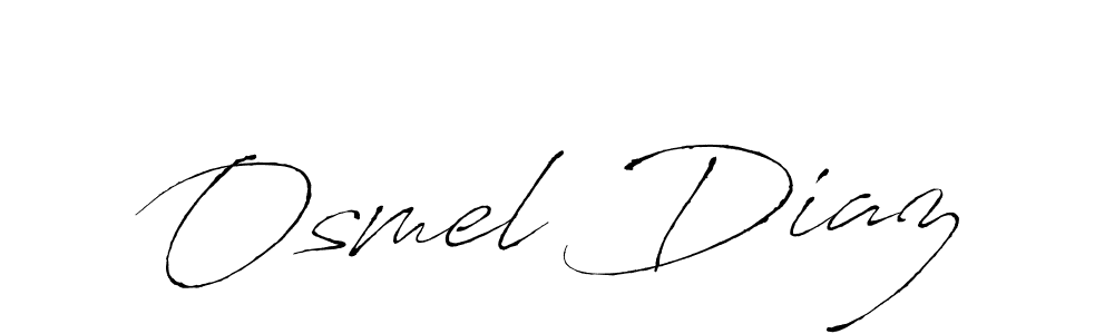 The best way (Antro_Vectra) to make a short signature is to pick only two or three words in your name. The name Osmel Diaz include a total of six letters. For converting this name. Osmel Diaz signature style 6 images and pictures png