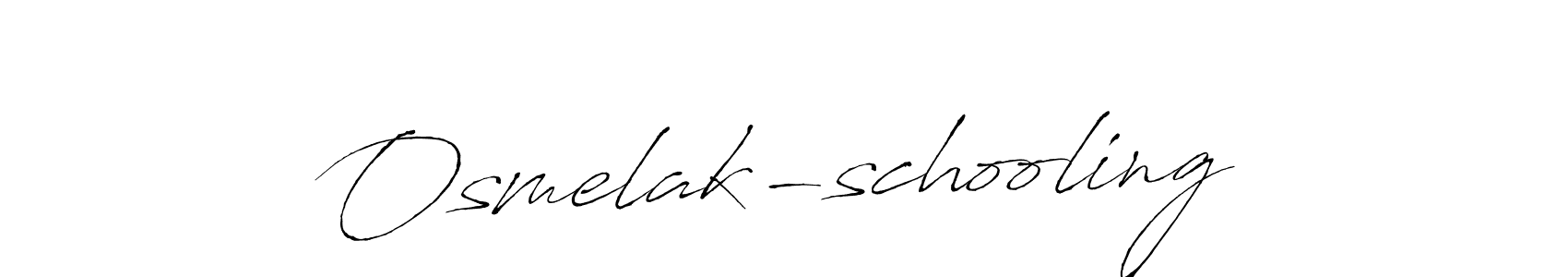 How to Draw Osmelak-schooling signature style? Antro_Vectra is a latest design signature styles for name Osmelak-schooling. Osmelak-schooling signature style 6 images and pictures png