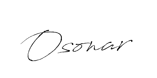 Use a signature maker to create a handwritten signature online. With this signature software, you can design (Antro_Vectra) your own signature for name Osonar. Osonar signature style 6 images and pictures png