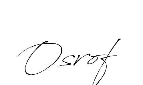 Design your own signature with our free online signature maker. With this signature software, you can create a handwritten (Antro_Vectra) signature for name Osrof. Osrof signature style 6 images and pictures png