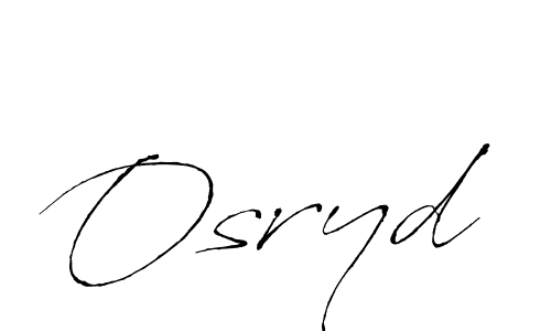 How to make Osryd signature? Antro_Vectra is a professional autograph style. Create handwritten signature for Osryd name. Osryd signature style 6 images and pictures png