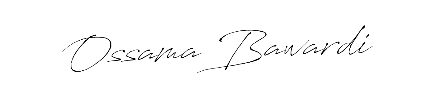 How to make Ossama Bawardi signature? Antro_Vectra is a professional autograph style. Create handwritten signature for Ossama Bawardi name. Ossama Bawardi signature style 6 images and pictures png