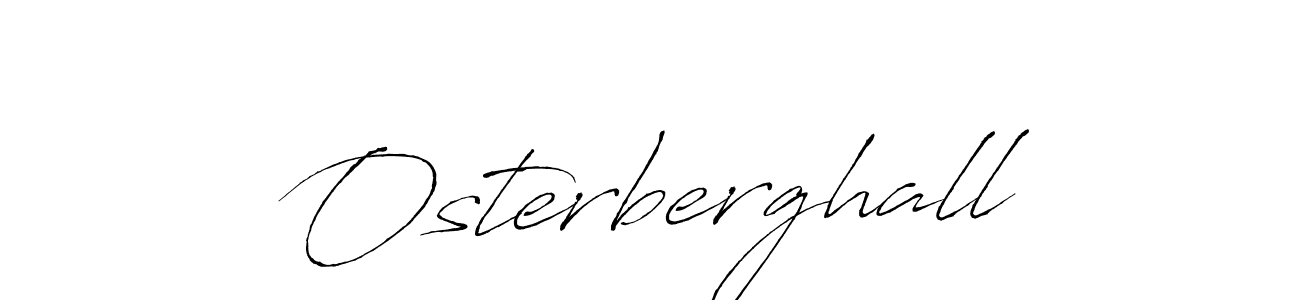 Make a beautiful signature design for name Osterberghall. Use this online signature maker to create a handwritten signature for free. Osterberghall signature style 6 images and pictures png