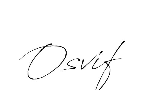 Make a beautiful signature design for name Osvif. With this signature (Antro_Vectra) style, you can create a handwritten signature for free. Osvif signature style 6 images and pictures png