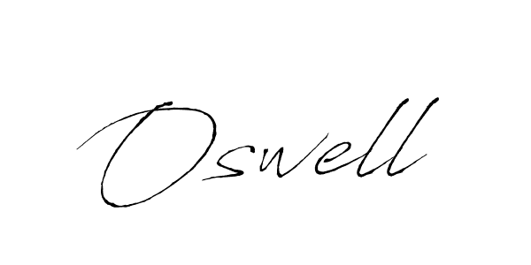 Also we have Oswell name is the best signature style. Create professional handwritten signature collection using Antro_Vectra autograph style. Oswell signature style 6 images and pictures png