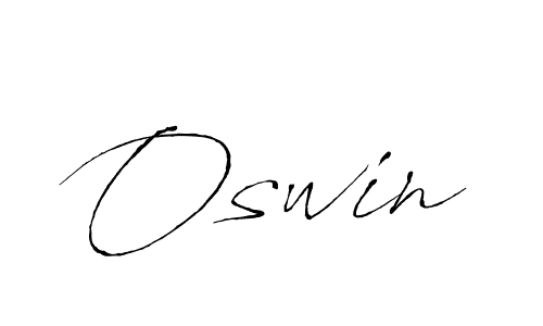 Also we have Oswin name is the best signature style. Create professional handwritten signature collection using Antro_Vectra autograph style. Oswin signature style 6 images and pictures png