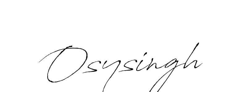 Create a beautiful signature design for name Osysingh. With this signature (Antro_Vectra) fonts, you can make a handwritten signature for free. Osysingh signature style 6 images and pictures png