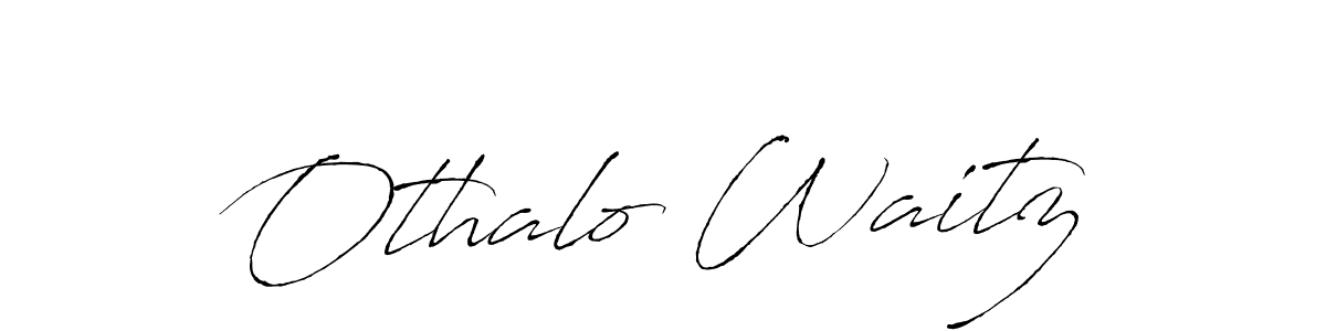 Design your own signature with our free online signature maker. With this signature software, you can create a handwritten (Antro_Vectra) signature for name Othalo Waitz. Othalo Waitz signature style 6 images and pictures png