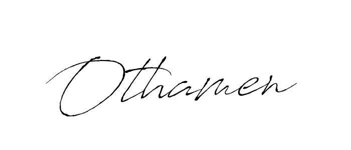 Antro_Vectra is a professional signature style that is perfect for those who want to add a touch of class to their signature. It is also a great choice for those who want to make their signature more unique. Get Othamen name to fancy signature for free. Othamen signature style 6 images and pictures png