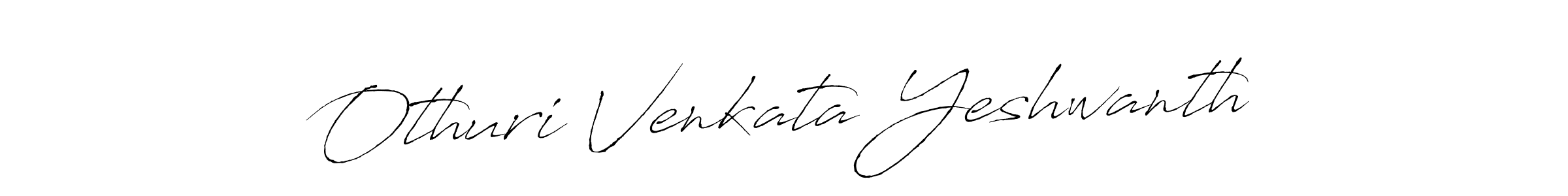 How to make Othuri Venkata Yeshwanth signature? Antro_Vectra is a professional autograph style. Create handwritten signature for Othuri Venkata Yeshwanth name. Othuri Venkata Yeshwanth signature style 6 images and pictures png