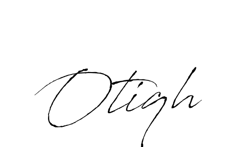 How to make Otiqh signature? Antro_Vectra is a professional autograph style. Create handwritten signature for Otiqh name. Otiqh signature style 6 images and pictures png