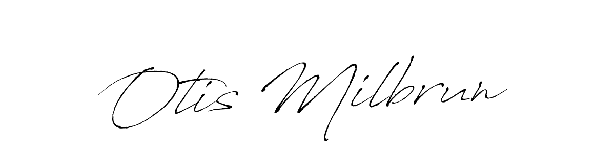 The best way (Antro_Vectra) to make a short signature is to pick only two or three words in your name. The name Otis Milbrun include a total of six letters. For converting this name. Otis Milbrun signature style 6 images and pictures png