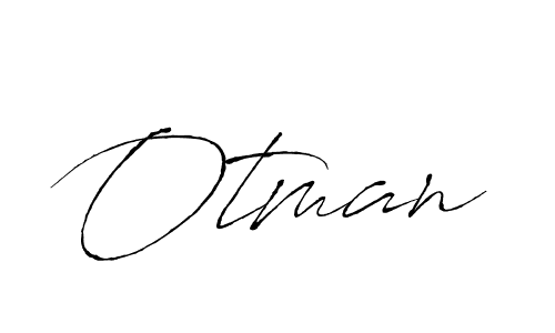 Use a signature maker to create a handwritten signature online. With this signature software, you can design (Antro_Vectra) your own signature for name Otman. Otman signature style 6 images and pictures png