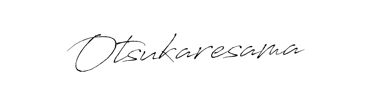 The best way (Antro_Vectra) to make a short signature is to pick only two or three words in your name. The name Otsukaresama include a total of six letters. For converting this name. Otsukaresama signature style 6 images and pictures png