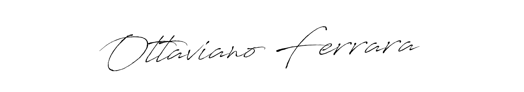 Make a beautiful signature design for name Ottaviano Ferrara. With this signature (Antro_Vectra) style, you can create a handwritten signature for free. Ottaviano Ferrara signature style 6 images and pictures png