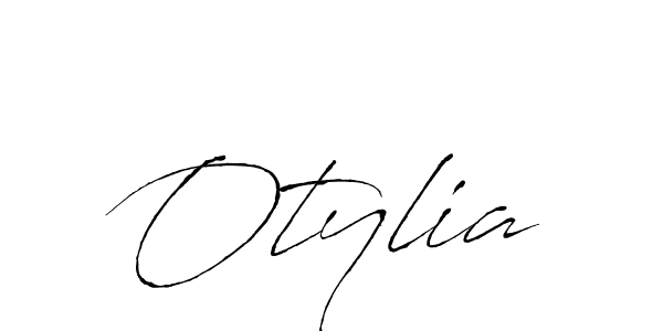 How to make Otylia signature? Antro_Vectra is a professional autograph style. Create handwritten signature for Otylia name. Otylia signature style 6 images and pictures png