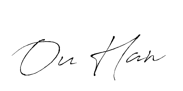 This is the best signature style for the Ou Han name. Also you like these signature font (Antro_Vectra). Mix name signature. Ou Han signature style 6 images and pictures png