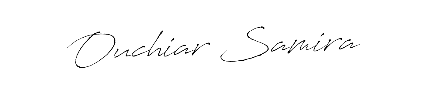 How to make Ouchiar Samira signature? Antro_Vectra is a professional autograph style. Create handwritten signature for Ouchiar Samira name. Ouchiar Samira signature style 6 images and pictures png