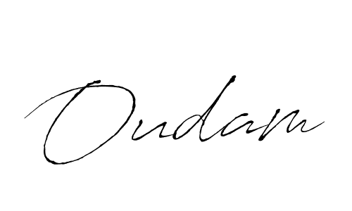You should practise on your own different ways (Antro_Vectra) to write your name (Oudam) in signature. don't let someone else do it for you. Oudam signature style 6 images and pictures png
