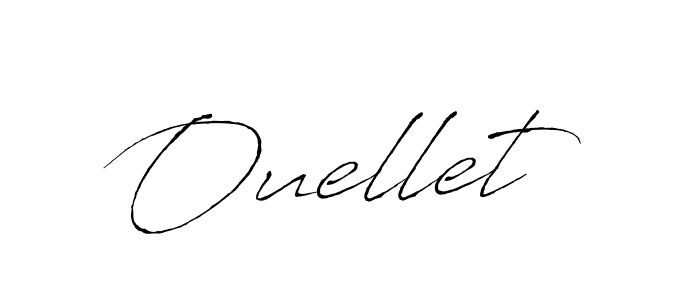 Ouellet stylish signature style. Best Handwritten Sign (Antro_Vectra) for my name. Handwritten Signature Collection Ideas for my name Ouellet. Ouellet signature style 6 images and pictures png