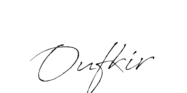 Design your own signature with our free online signature maker. With this signature software, you can create a handwritten (Antro_Vectra) signature for name Oufkir. Oufkir signature style 6 images and pictures png