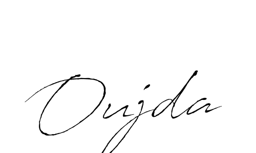 Use a signature maker to create a handwritten signature online. With this signature software, you can design (Antro_Vectra) your own signature for name Oujda. Oujda signature style 6 images and pictures png