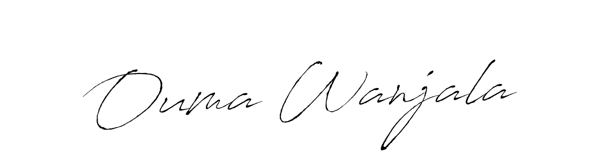 Use a signature maker to create a handwritten signature online. With this signature software, you can design (Antro_Vectra) your own signature for name Ouma Wanjala. Ouma Wanjala signature style 6 images and pictures png
