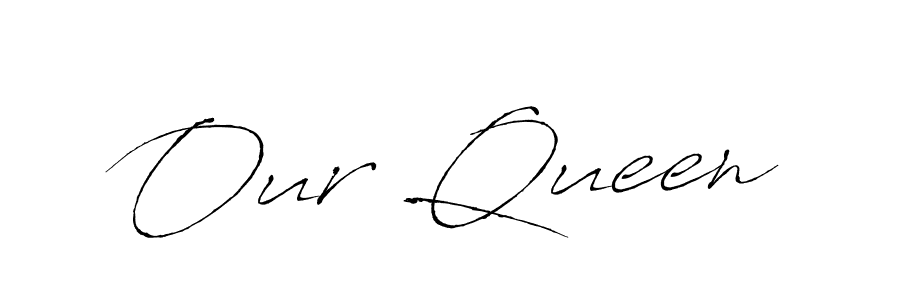 Similarly Antro_Vectra is the best handwritten signature design. Signature creator online .You can use it as an online autograph creator for name Our Queen. Our Queen signature style 6 images and pictures png