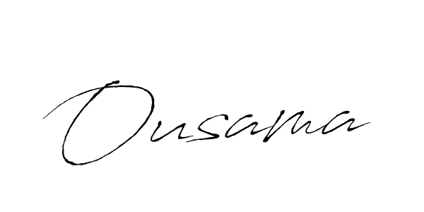 Create a beautiful signature design for name Ousama. With this signature (Antro_Vectra) fonts, you can make a handwritten signature for free. Ousama signature style 6 images and pictures png