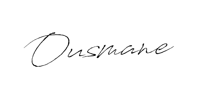 How to make Ousmane name signature. Use Antro_Vectra style for creating short signs online. This is the latest handwritten sign. Ousmane signature style 6 images and pictures png