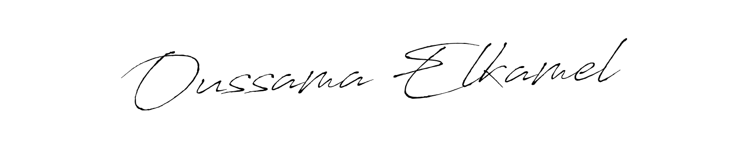 This is the best signature style for the Oussama Elkamel name. Also you like these signature font (Antro_Vectra). Mix name signature. Oussama Elkamel signature style 6 images and pictures png
