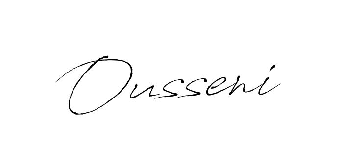 Make a beautiful signature design for name Ousseni. With this signature (Antro_Vectra) style, you can create a handwritten signature for free. Ousseni signature style 6 images and pictures png