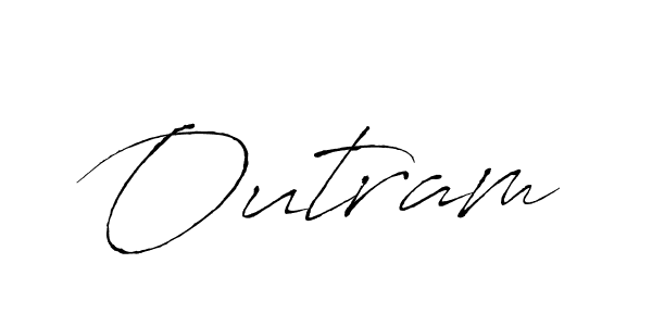 How to Draw Outram signature style? Antro_Vectra is a latest design signature styles for name Outram. Outram signature style 6 images and pictures png